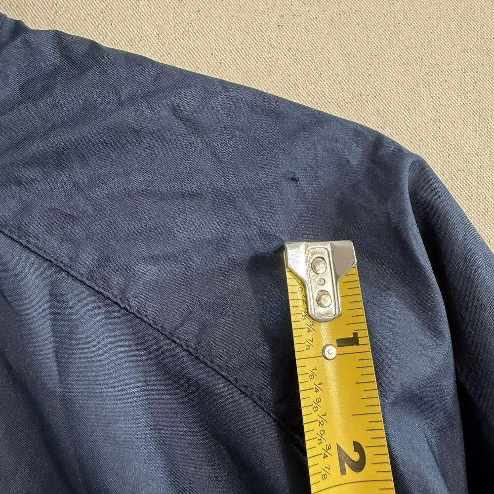Nike Golf Jacket Women Medium Clima Fit Full Zip Vented Windbreaker Size Navy